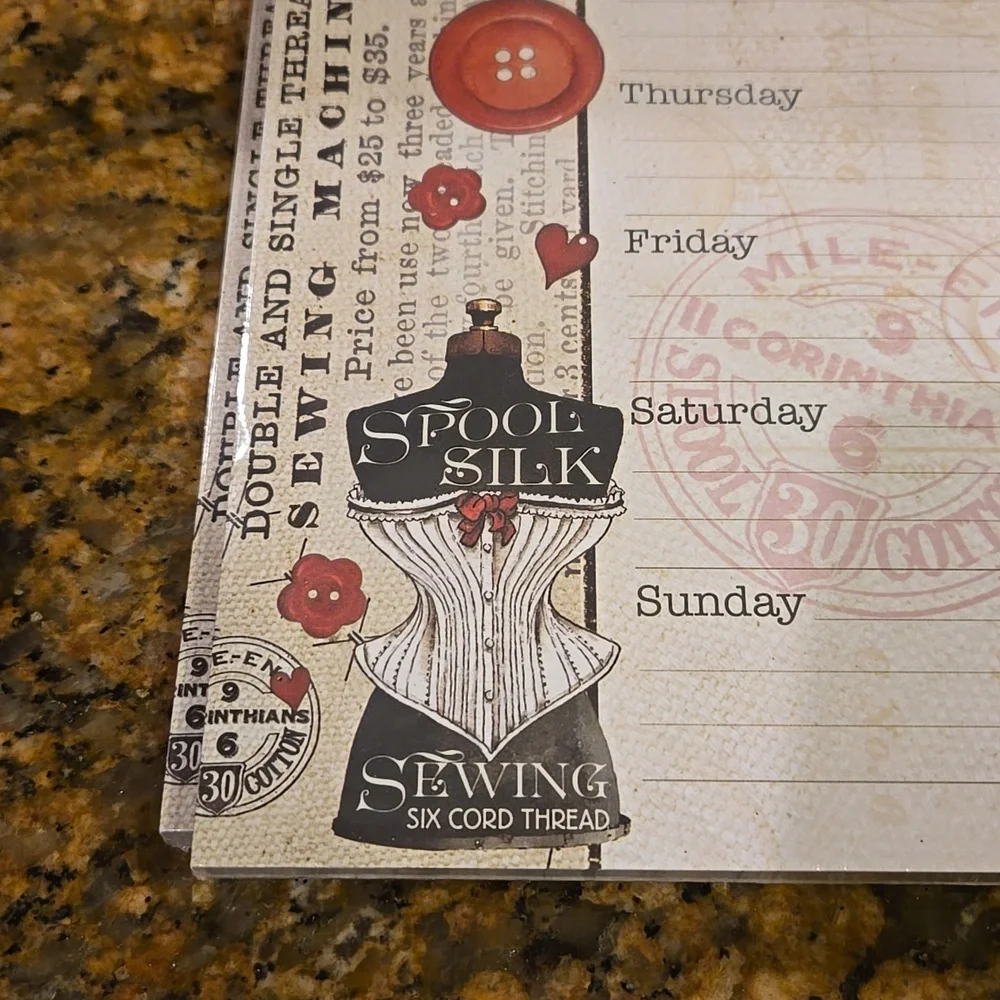 Jumbo weekly planner